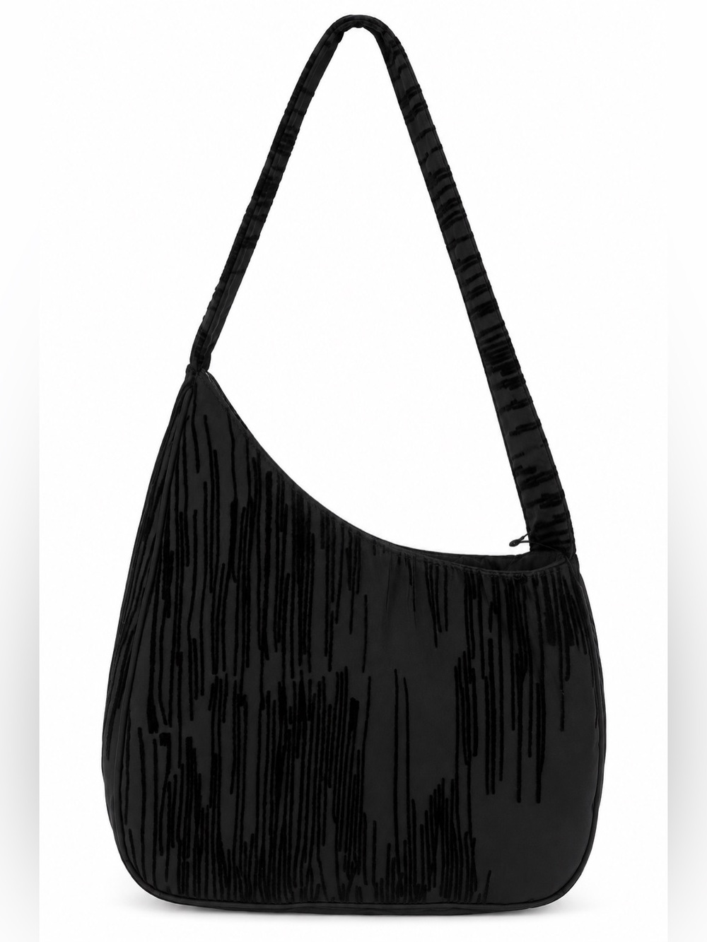 MYCRA PAC NOW Black Textured Hobo Shoulder Bag NWT $248 Nordstrom